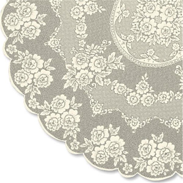 Heritage Lace 72 in. Victorian Rose Tablecloth VR-7200W